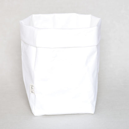 Medium washable paper basket in warm white – Gaita Lab
