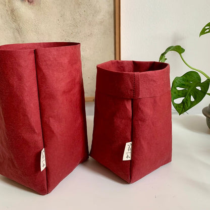 Small washable paper baskets in Bordeaux – Gaita Lab”